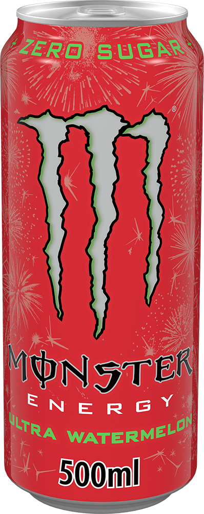 Monster Energy Ultra Watermelon - Pack of 24 (500ml Each)