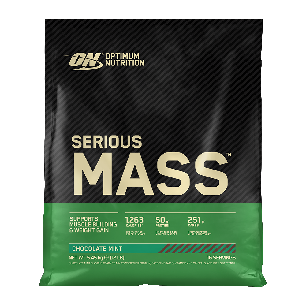 Optimum Nutrition Serious Mass Chocolate Mint | Premium Recovery & Nutritional Support — Selected by ÉLAN VITAE