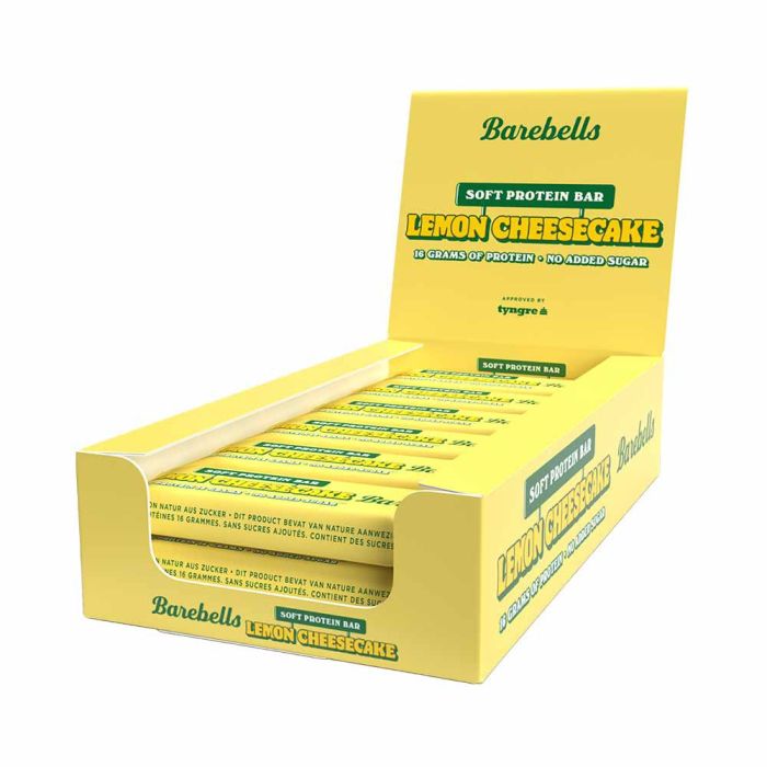 Barebells Soft Protein Bar - Lemon Cheesecake - Pack of 12 x 55g