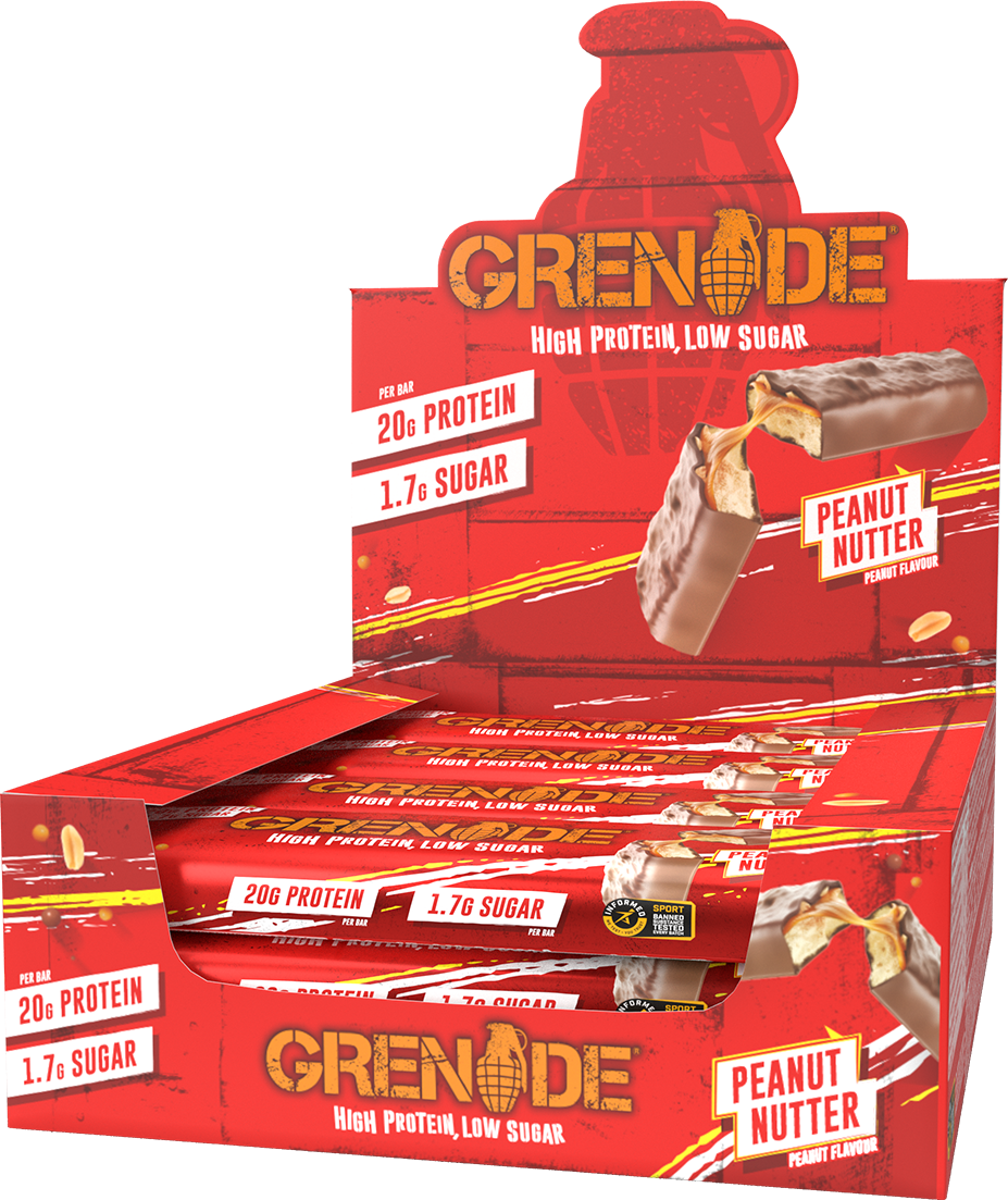 Grenade Protein Bar | Nutrient-Dense Snack for Recovery — Selected by ÉLAN VITAE