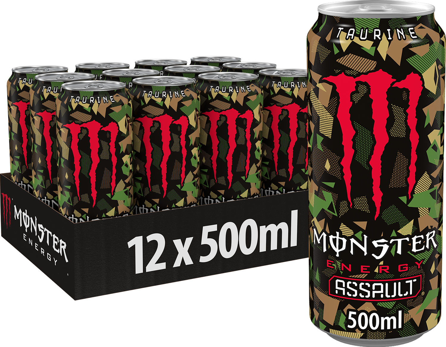 Monster Energy Assault - 12 Pack (500 ml Each)