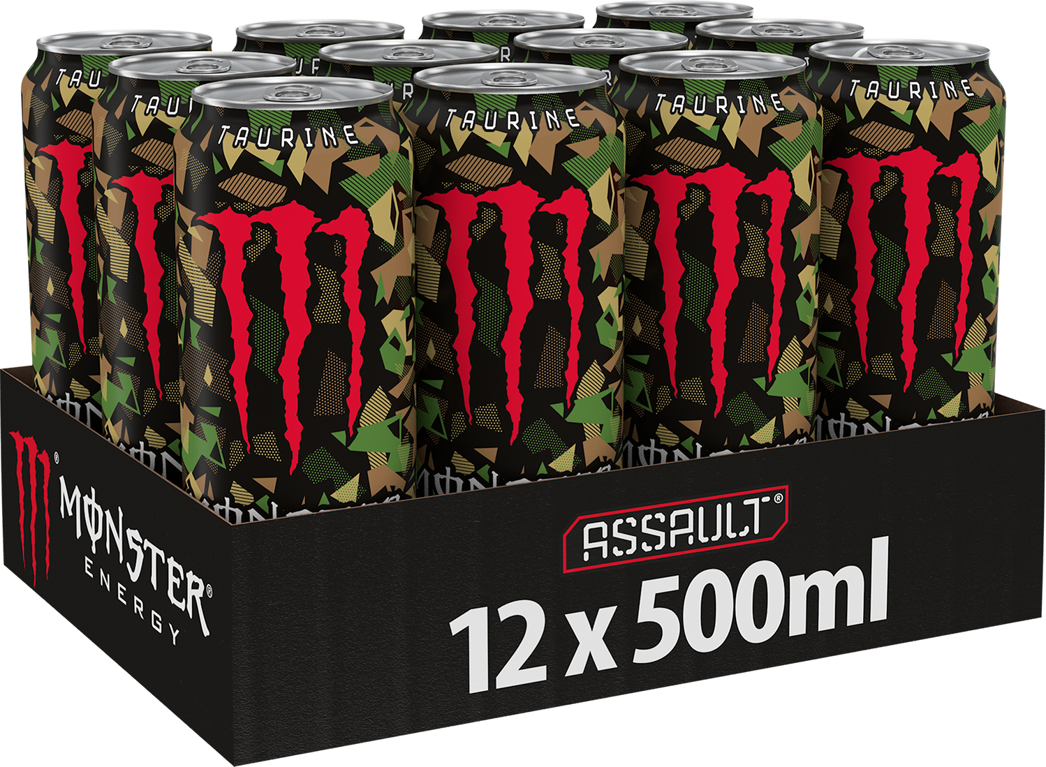 Monster Energy Assault - 12 Pack (500 ml Each)
