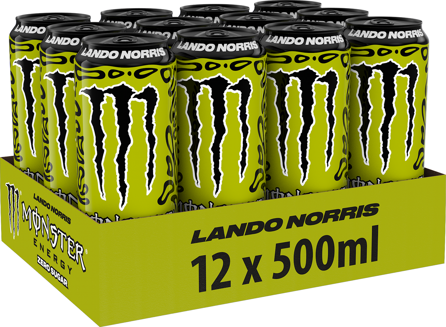 Monster Energy Lando Norris Zero Sugar - 12 Pack (500 ml Each)