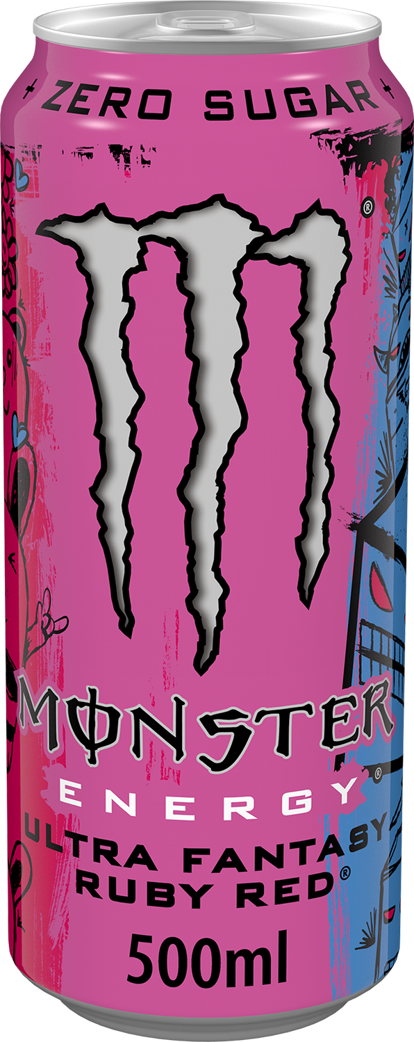 Monster Energy Ultra Fantasy Ruby Red - 500 ml Can