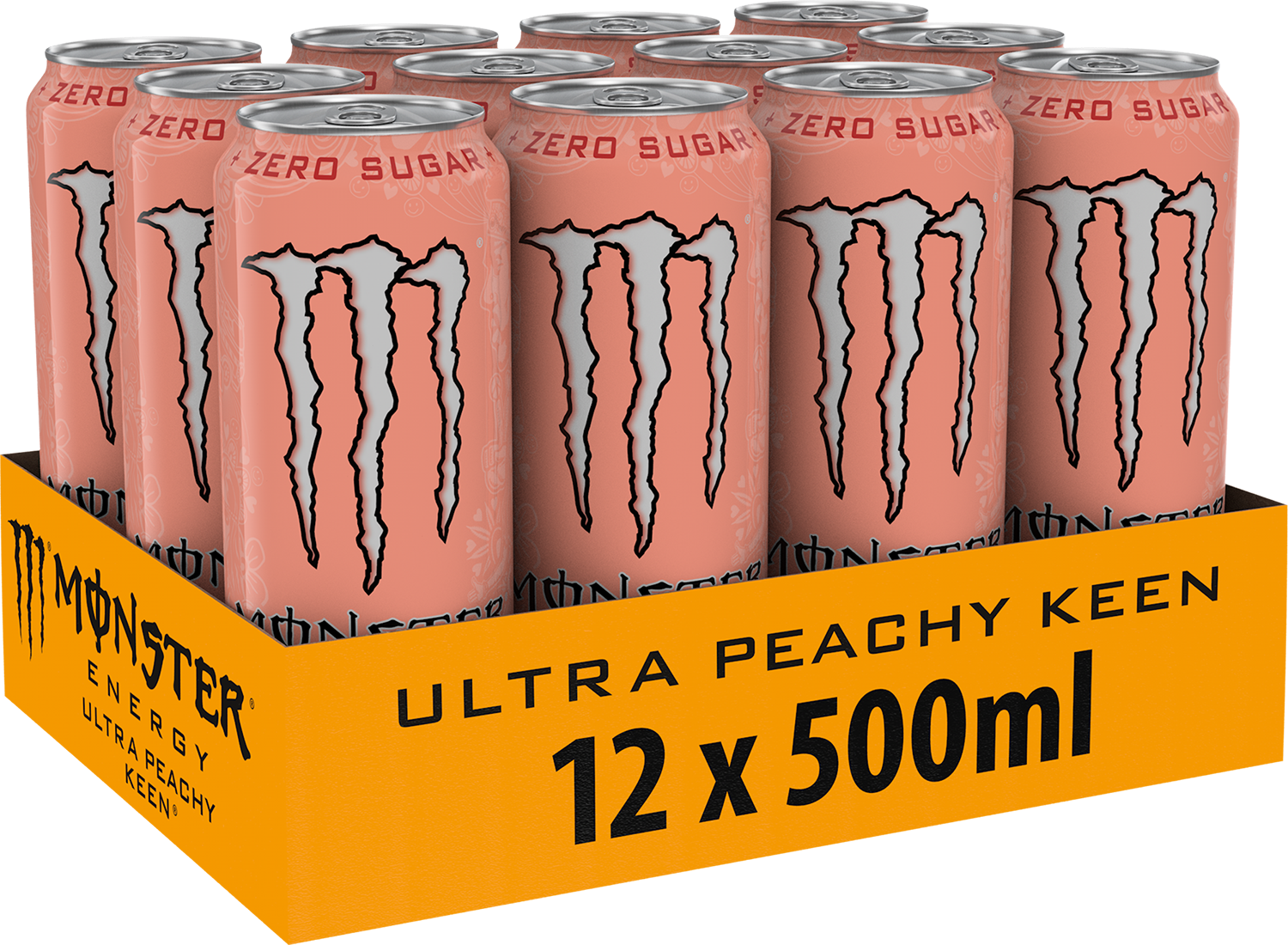 Monster Energy Ultra Peachy Keen - 12 Pack (500 ml each)